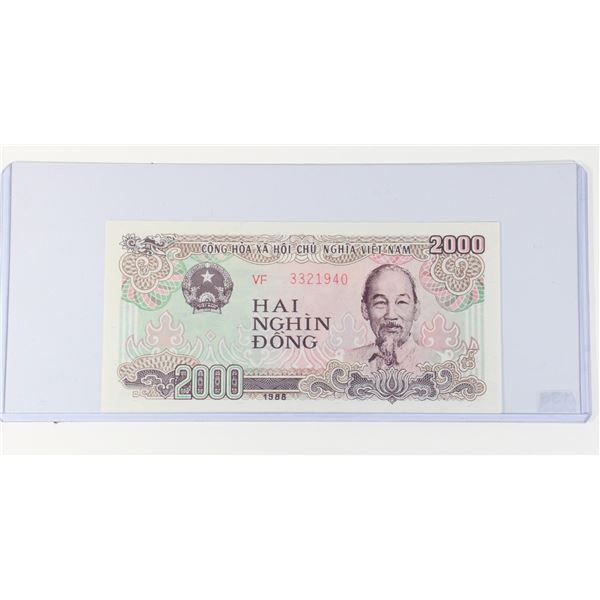 #136 1988 Vietnam 2000 Dong Ho Chi Minh Bill