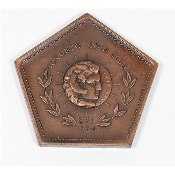 #149 1969 Toronto Coin Club Pentagon Token CAN
