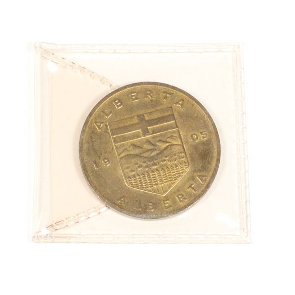 #150 Canadian 1965 Alberta Coin Token Wild Rose