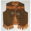 Image 11 : #155  Canadian First Nations Womens Dress + Vest