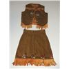 Image 1 : #155  Canadian First Nations Womens Dress + Vest