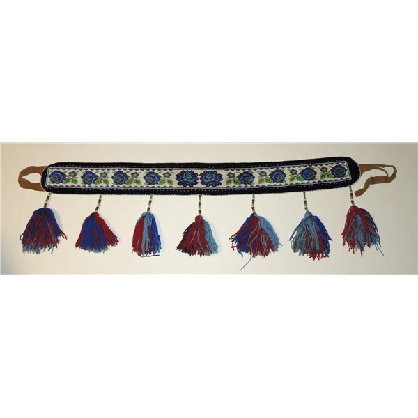 #159 Canada First Nations beaded Belt Floral