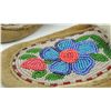 Image 6 : #166  Canadian Aboriginal Moccasins Beaded Flowers