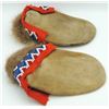 Image 10 : #169 Canadian Aboriginal Moccasins Small w/Beaded