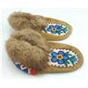 Image 2 : #169 Canadian Aboriginal Moccasins Small w/Beaded