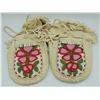 Image 1 : #170 Canadian Beaded Aboriginal Moccasins Floral