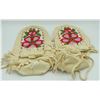 Image 3 : #170 Canadian Beaded Aboriginal Moccasins Floral