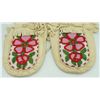 Image 5 : #170 Canadian Beaded Aboriginal Moccasins Floral