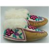 Image 2 : #171 Canadian Aboriginal Moccasins Stitched Design