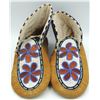 Image 1 : #172 Canadian Aboriginal Moccasins Floral 1900's