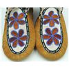 Image 2 : #172 Canadian Aboriginal Moccasins Floral 1900's