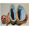 Image 10 : #177 Canadian Aboriginal Buckskin Boots Floral