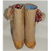 Image 3 : #177 Canadian Aboriginal Buckskin Boots Floral