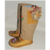 Image 4 : #177 Canadian Aboriginal Buckskin Boots Floral