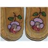 Image 5 : #177 Canadian Aboriginal Buckskin Boots Floral