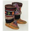Image 1 : #178 Canadian Aboriginal Beaded / Stitched Boots