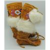 Image 7 : #186 First Nations Children's Boots w/ Fur