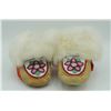 Image 1 : #188 First Nations Children's Moccasins w/ Fur