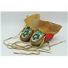 Image 1 : #190 First Nations Children's Moccasins Floral