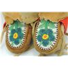Image 2 : #190 First Nations Children's Moccasins Floral