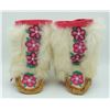 Image 1 : #191 First Nations Children's Boots Floral Design
