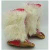 Image 7 : #191 First Nations Children's Boots Floral Design