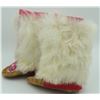 Image 9 : #191 First Nations Children's Boots Floral Design