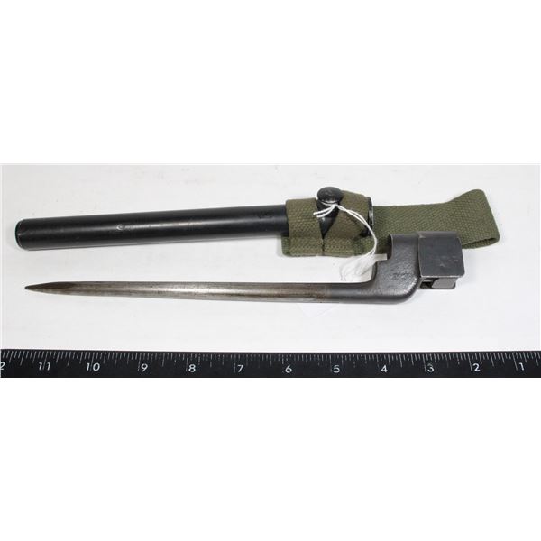 #202 KOREAN WAR NO4 MKII LONG BRANCH BAYONET 1952