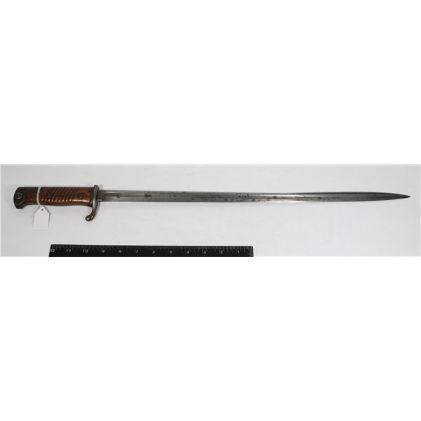 #206 WW1 GERMAN S98 BAYONET REGIMENTALLY MARKED