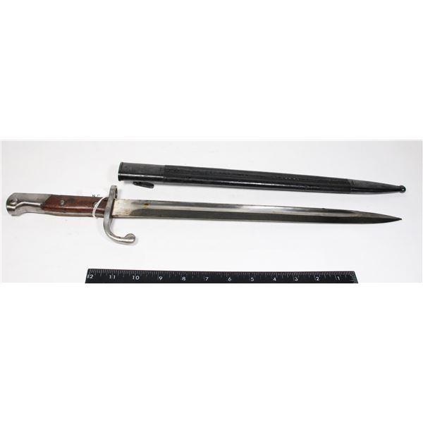 #208 WW1 GERMAN BRAZILIAN 1908 SHORT RIFLE BAYONET