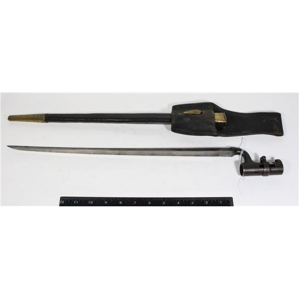 #210 BRITISH SNIDER RIFLE 1853 SOCKET BAYONET