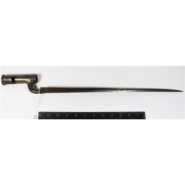 #212 BRITISH BROWN BESS MUSKET BAYONET 1722-1867