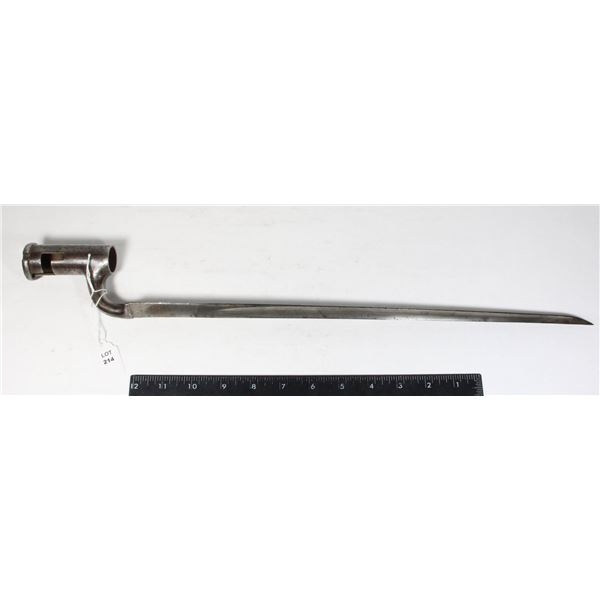 #214 BRITISH HEIGHTINGTON SOCKET BAYONET 1840'S