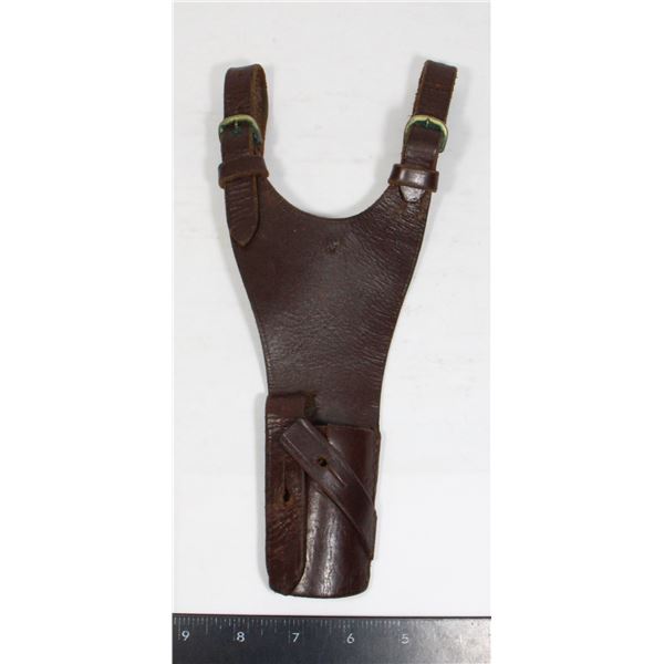 #219 SWEDISH M1896 BAYONET FROG LEATHER MARKED