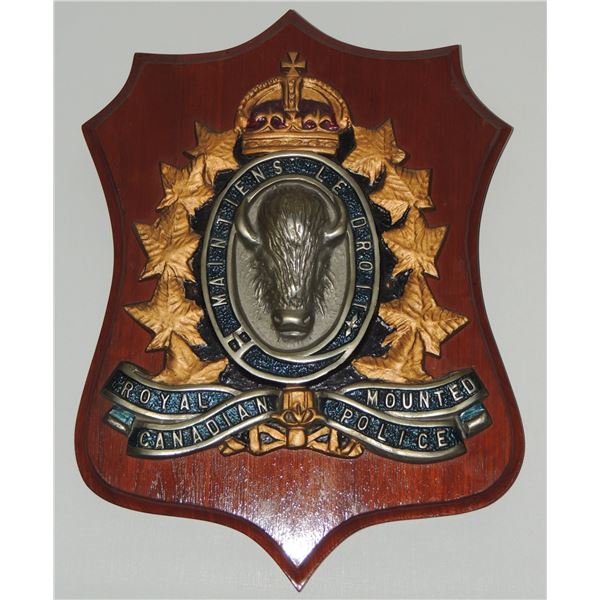 #228 1940'S RCMP STATION PLAQUE NOVA SCOTIA
