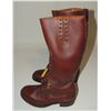 Image 6 : #229 RCMP HIGH BROWN BOOTS 10E CAT'S PAW BRAND