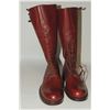 Image 1 : #230 RCMP HIGH BROWN BOOTS 9 1/2 E GOOD YEAR