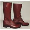 Image 5 : #230 RCMP HIGH BROWN BOOTS 9 1/2 E GOOD YEAR