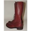 Image 7 : #230 RCMP HIGH BROWN BOOTS 9 1/2 E GOOD YEAR