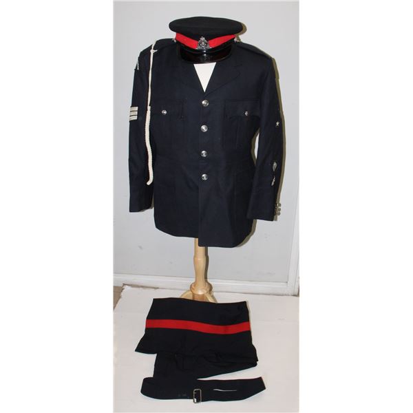 #233 1980'S LETHBRIDGE ALBERTA SERGE W/ PANTS HAT