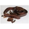 Image 1 : #237 LOT OF RCMP BELTS AND STRAPS FOR SAM BROWN