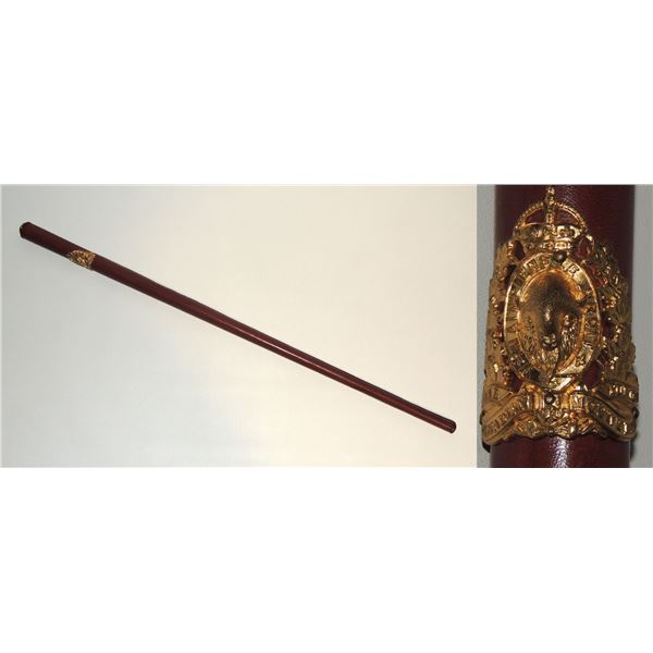 #242 RCMP SWAGGER STICK W/ RNWMP BUTTON