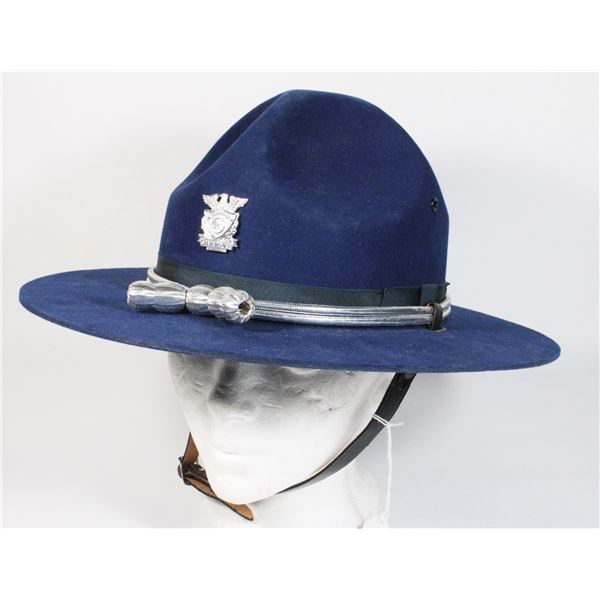 #246 INDIANA STATE POLICE STETSON 6 7/8 STRATTON