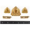 Image 1 : #255  WW2 RCMP CAP BADGE COLLAR SHOULDER SET