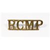 Image 9 : #255  WW2 RCMP CAP BADGE COLLAR SHOULDER SET