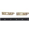 Image 1 : #256 EARLY RCMP SHOULDER TITLES 1930'S 40'S SCULLY