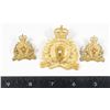 Image 1 : #265 ROYAL CANADIAN MOUNTED POLICE CAP BADGE SET