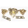 Image 2 : #267 STAYBRITE RCMP CAP BADGE COLLAR SHOULDER SET