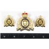Image 1 : #269 1980'S RCMP QEII CAP BADGE AND COLLAR BADGES