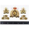 Image 1 : #270 1980'S RCMP BADGE COLLAR SHOULDER TITLE GRC